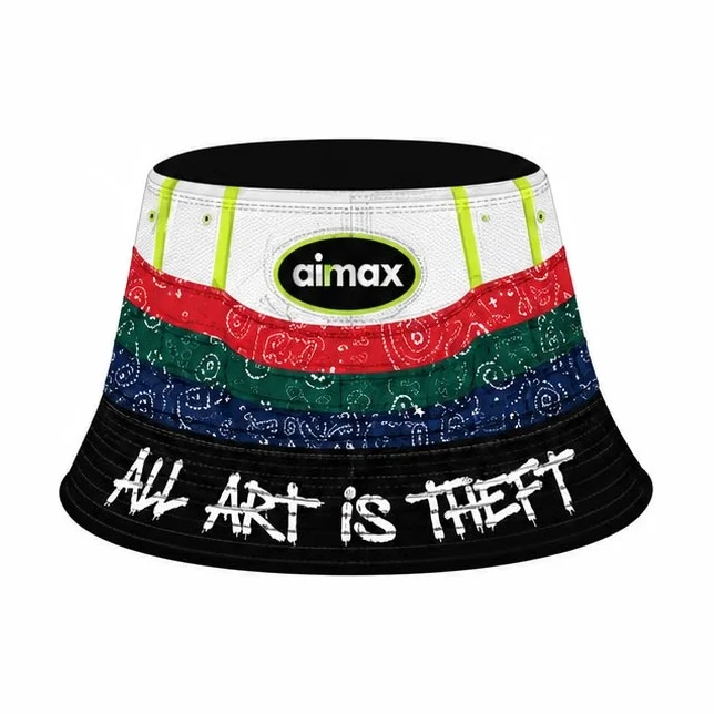 AIMAX bucket hat, colourway one, front view