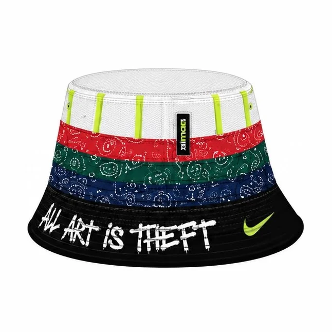 AIMAX bucket hat, colourway one, back view